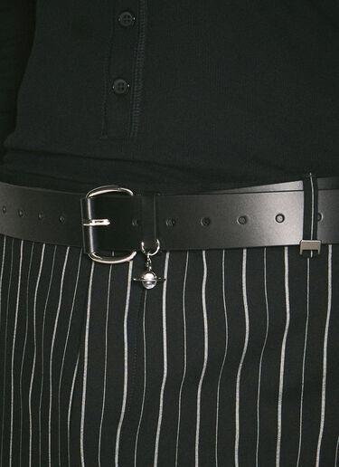 Vivienne Westwood Wide Alex Charm Belt Black vvw0159019