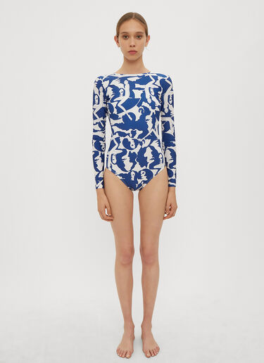 LN-CC® - La Double J: Donne Surf Swimsuit - Blue La Double J Donne Surf Swimsuit Blue ldj0234015