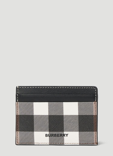 Burberry Check Motif Cardholder Brown bur0148069