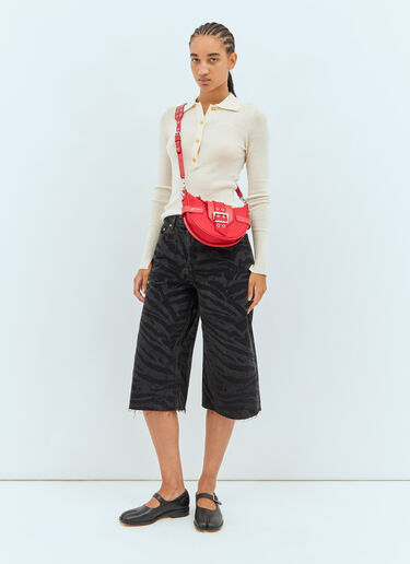 Ganni Small Bucky Crossbody Bag Red gan0258073