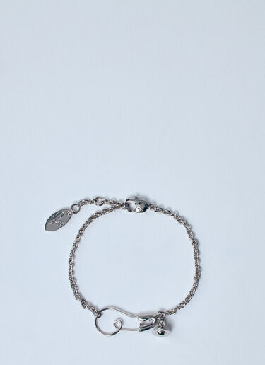 Vivienne Westwood Maxima 吊坠手链  银色 vvw0260035