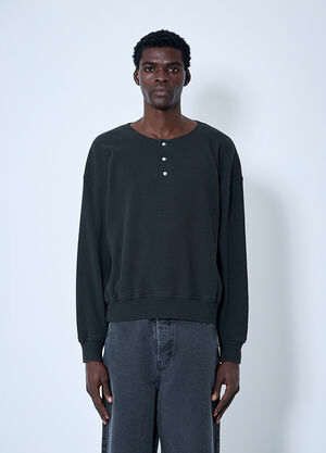 Our Legacy Ballon Ribbed Top Black our0360048