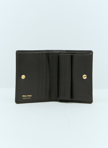 Miu Miu Small Leather Wallet Black miu0254052