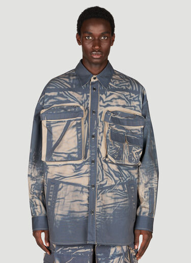 Diesel S-Cadd Cargo Shirt Blue dsl0155003
