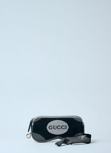 Gucci Technical Knit Glasses Case Black guc0160016
