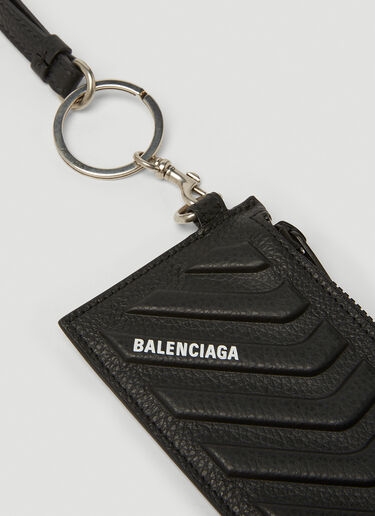 Balenciaga Tyre Track Card Case Black bal0147113