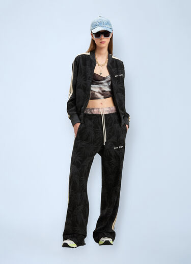 Palm Jacquard Track Jacket Palm Angels Palm Jacquard Track Jacket Black pma0260068