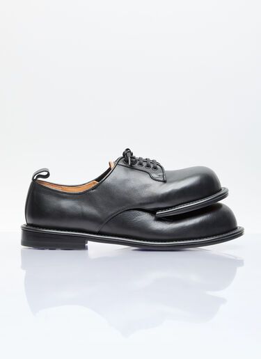 Comme des Garçons Homme Plus Double-Footed Derby Shoes Black hpl0156006