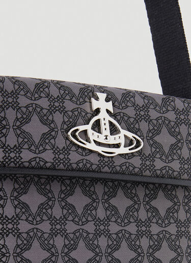 Vivienne Westwood Re-Jacquard Orborama Crossbody Bag Grey vvw0152092