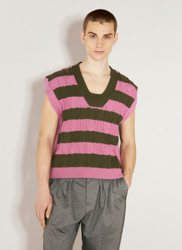 Kiko Kostadinov Merli Knit Vest Pink kko0156018