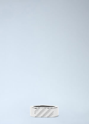 Off-White Diag Band Ring Silver ofw0162032
