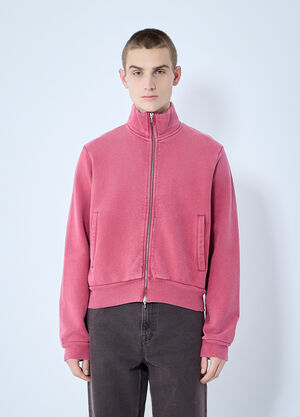Our Legacy Mob Zip-Up Sweatshirt Red our0160015