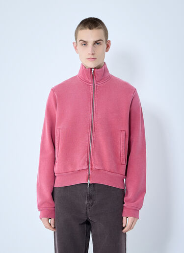Our Legacy Mob Zip-Up Sweatshirt Red our0160015