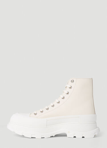 Alexander McQueen Tread Slick Boots White amq0151051