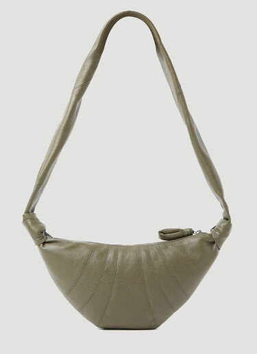 Small Croissant Shoulder Bag Lemaire Small Croissant Shoulder Bag Green lem0254017
