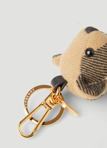 Burberry Thomas Bear with Bow Tie Keyring Beige bur0249061