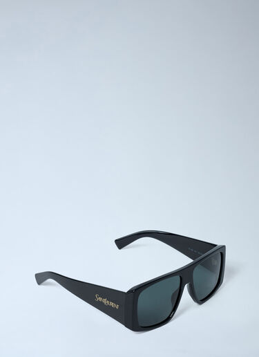 Logo Motif Sunglasses Saint Laurent Logo Motif Sunglasses Black sla0262060