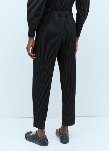 Homme Plissé Issey Miyake Pleated Knit Pants Black hmp0154009