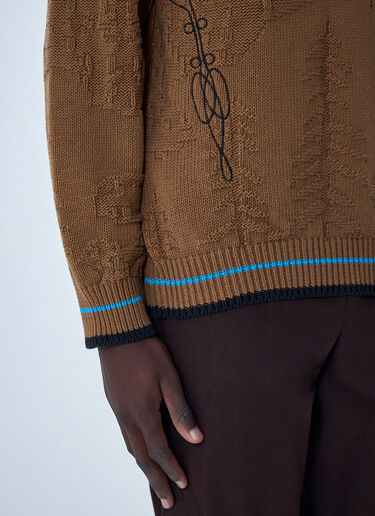 Kiko Kostadinov Fitz Sweater Brown kko0162007