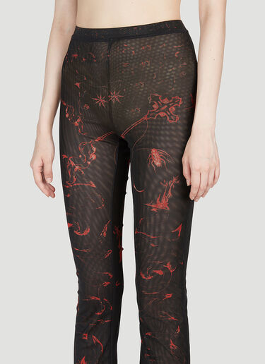 Ottolinger Graphic Mesh Pants Black ott0253004
