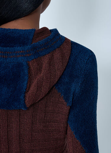 Kiko Kostadinov Quimby Knitted Hooded Sweater Brown kko0262008