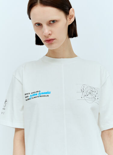 Space Available System ダイナミックTシャツ  ホワイト spa0356018