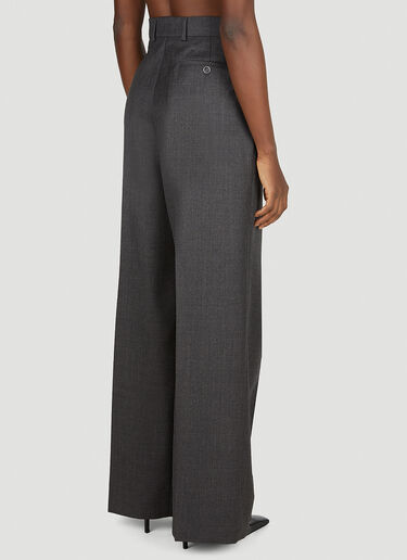 Acne Studios Wrap Front Wide Leg Pants Grey acn0252054