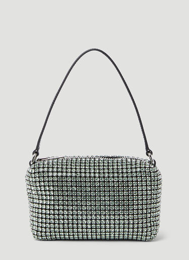 Alexander Wang Heiress Crystal Shoulder Bag Green awg0253042