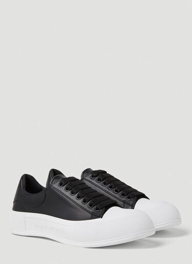 Alexander McQueen Deck Plimsoll Sneakers Black amq0149026