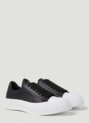 Alexander McQueen Deck Plimsoll 运动鞋 黑 amq0149026