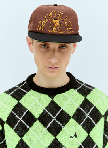 Awake NY 5 Boro Snapback Cap Brown awk0154014