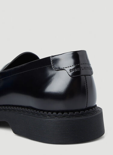 Saint Laurent Anthony Penny Loafers Black sla0145028