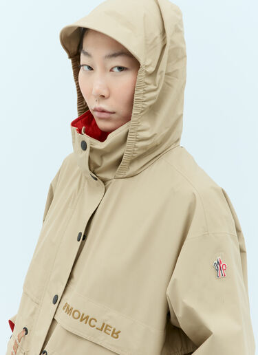 Moncler Grenoble Seigne Parka Coat Beige mog0255005