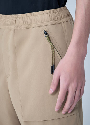 Moncler Grenoble Elasticated Waist Cargo Shorts Camel mog0164008