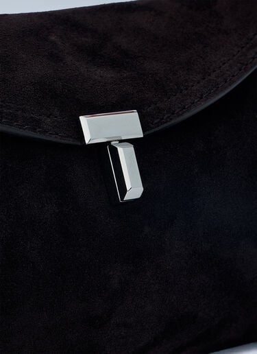 TOTEME T-Lock Crossbody Bag Dark Brown tot0263081