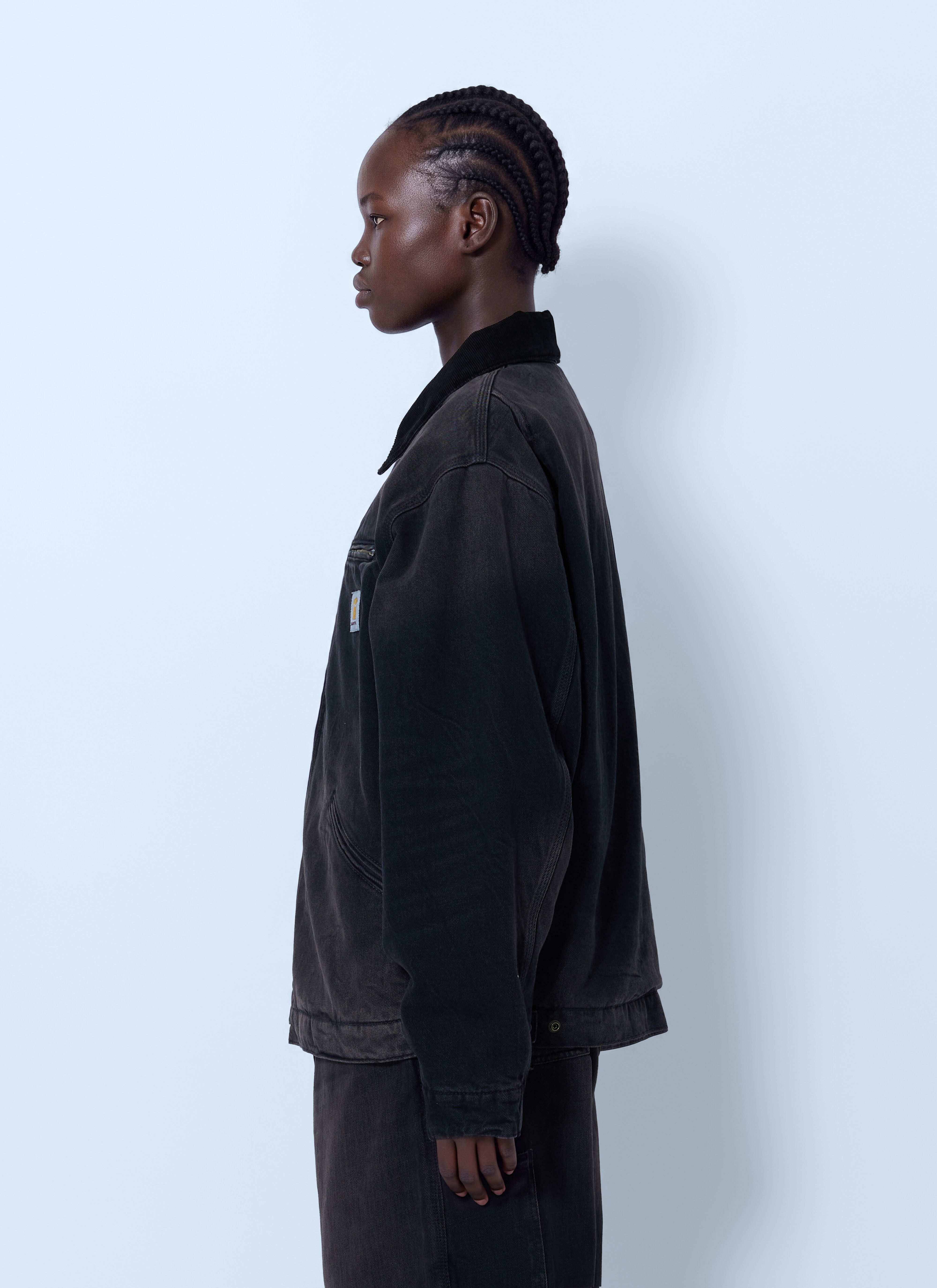 Carhartt WIP レディース デニムOGデトロイトジャケット の ブラック