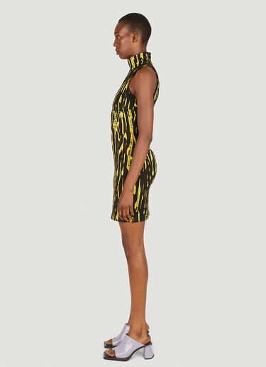 Ambush High Neck Knit Dress Yellow amb0250018