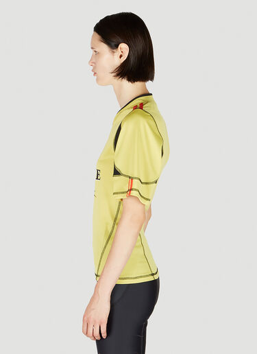 Martine Rose Shrunken Football Top Yellow mtr0252009