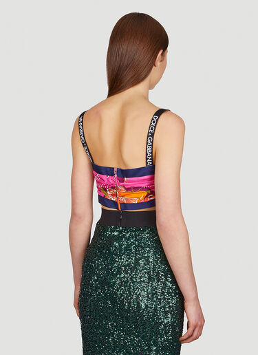 Capri Scarf Top Dolce & Gabbana Capri Scarf Top Pink dol0249042