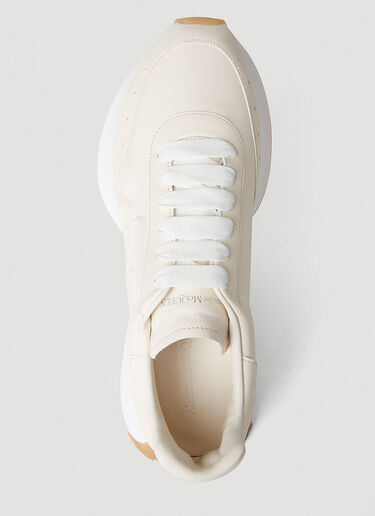 Alexander McQueen Sprint Runner Sneakers Cream amq0151047