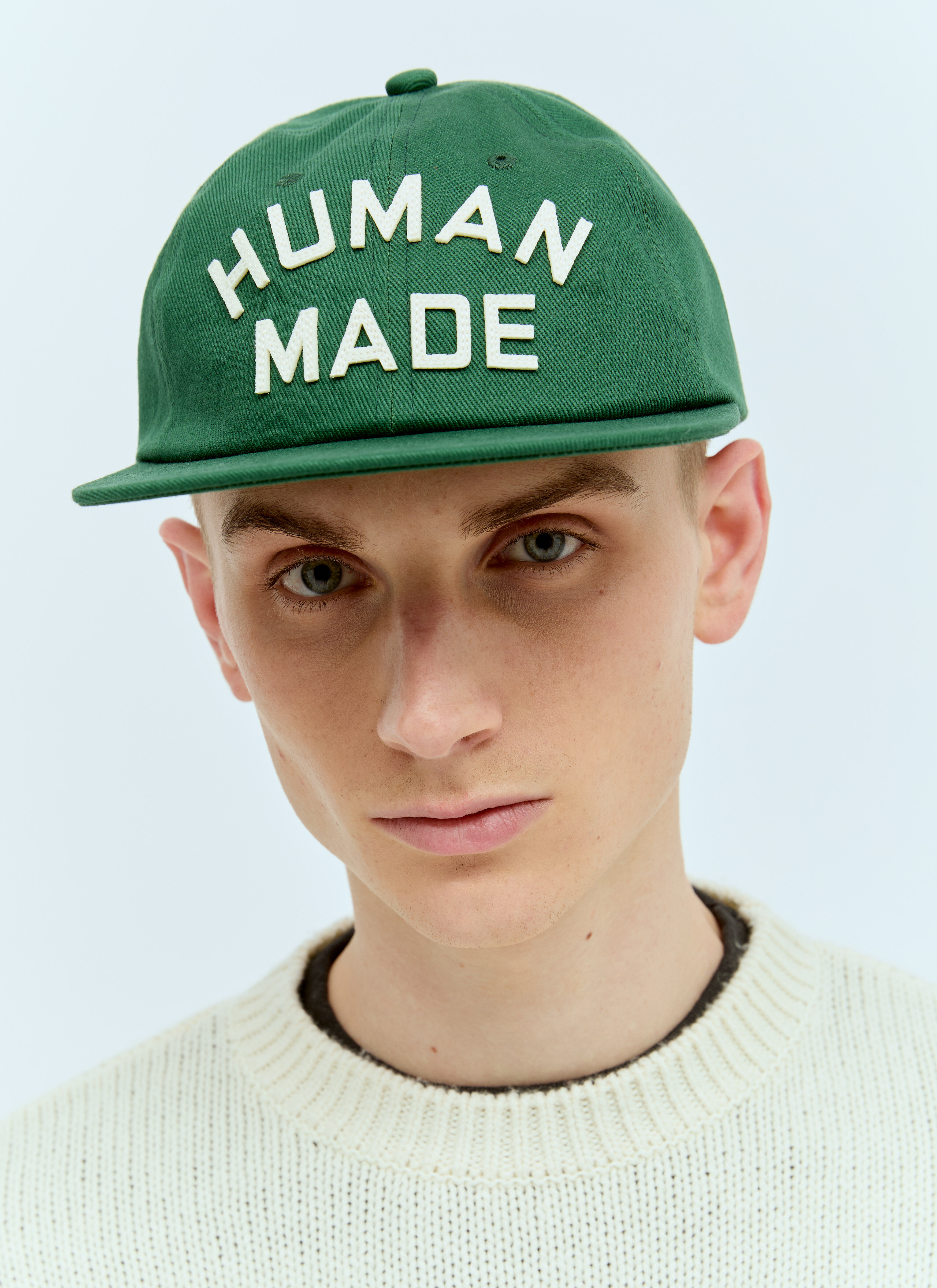 Human Made Logo Patch Baseball Cap Green hmd0156001