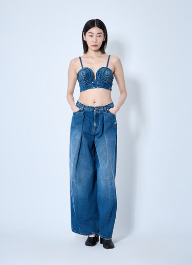 Jean Paul Gaultier 宽松牛仔裤  蓝色 jpg0260005