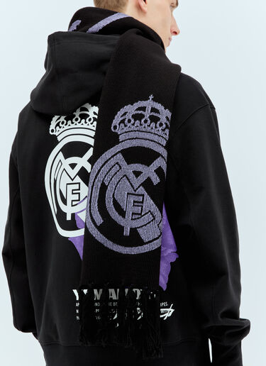 Logo Jacquard Scarf Y-3 x Real Madrid Logo Jacquard Scarf Black rma0156014