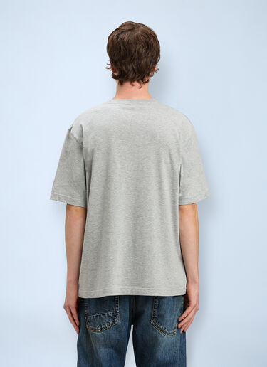 College Logo T-shirt Palm Angels College Logo T-shirt Grey pma0160015