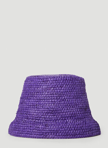 Jacquemus Le Bob Ficiu Bucket Hat Purple jac0251120