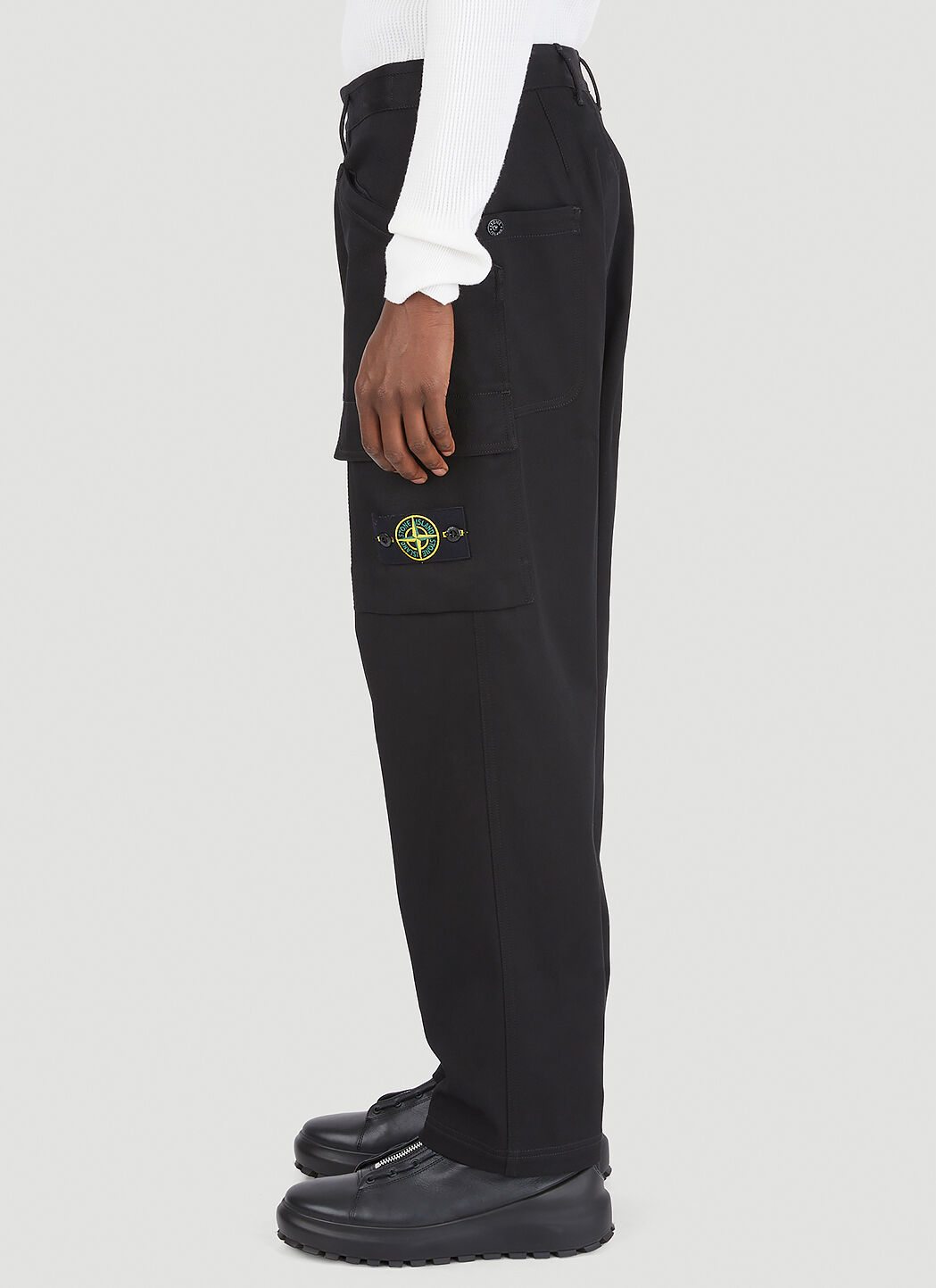 Stone Island Cargo Pants in Black LN CC