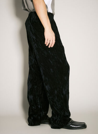 Martine Rose ワイドレッグトラックパンツ ブラック mtr0358003