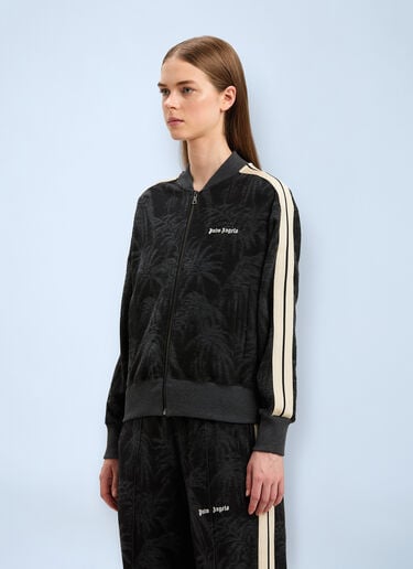 Palm Jacquard Track Jacket Palm Angels Palm Jacquard Track Jacket Black pma0260068