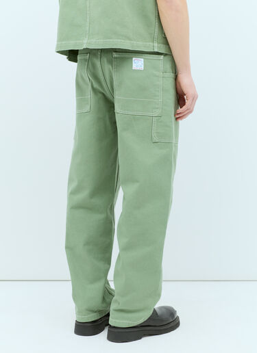 Kenzo Elephant Flag 工装裤 绿色 knz0156010