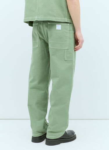 Kenzo Elephant Flag Cargo Pants Green knz0156010